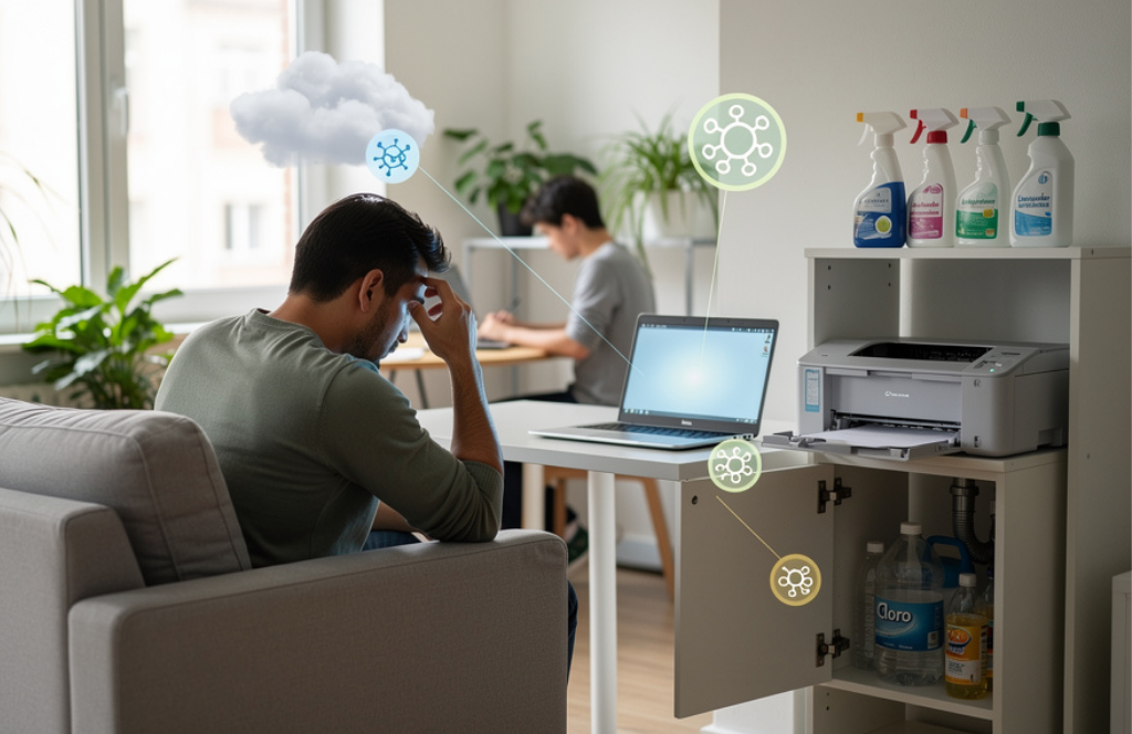 Sustancias tóxicas en el hogar: “Síndrome del edificio enfermo”