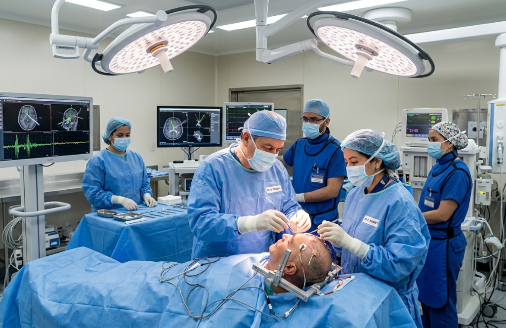 Cirugía cerebral avanzada para pacientes con Parkinson