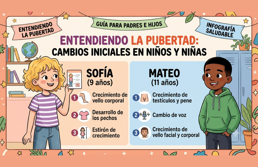 Cuando los primeros cambios no siempre significan pubertad