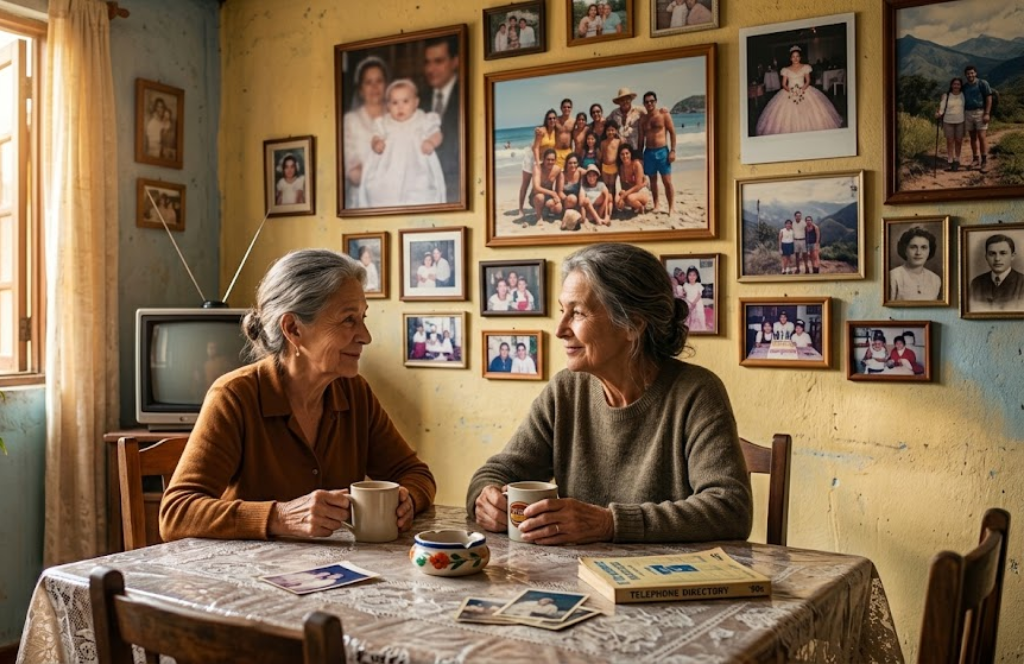 La edad en la que el tiempo se sienta a la mesa