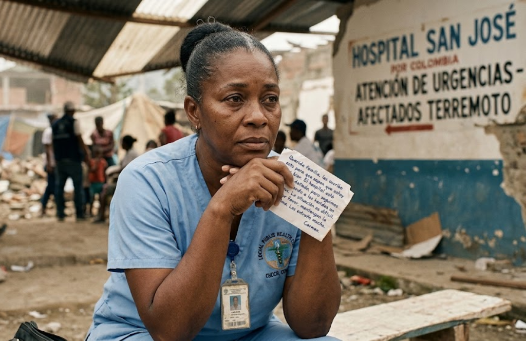 La vulnerabilidad laboral del personal de salud en Colombia tras el terremoto del 10 de agosto